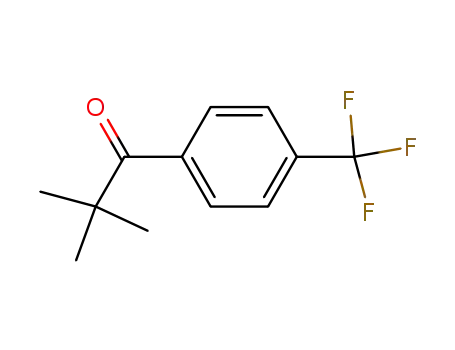 Molecular Structure of 586346-65-8 (2,2-DIMETHYL-4'-TRIFLUOROMETHYLPROPIOPHENONE)