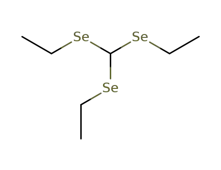 Molecular Structure of 873964-28-4 (triselenoorthoformic acid triethyl ester)