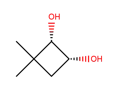 Molecular Structure of 19042-26-3 (1,2-Cyclobutanediol, 3,3-dimethyl-, cis-)