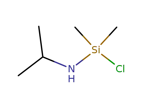 Molecular Structure of 6026-03-5 (Silanamine, 1-chloro-1,1-dimethyl-N-(1-methylethyl)-)