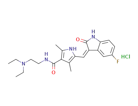 Molecular Structure of 1327155-72-5 (sunitinib hydrochloride)