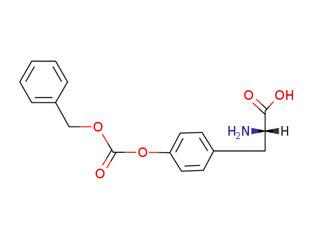 Molecular Structure of 21106-04-7 (O-Cbz-L-Tyrosine)