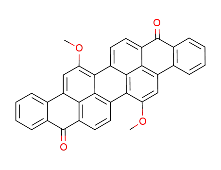 Molecular Structure of 4430-55-1 (6,15-dimethoxybenzo[rst]phenanthro[10,1,2-cde]pentaphene-9,18-dione)