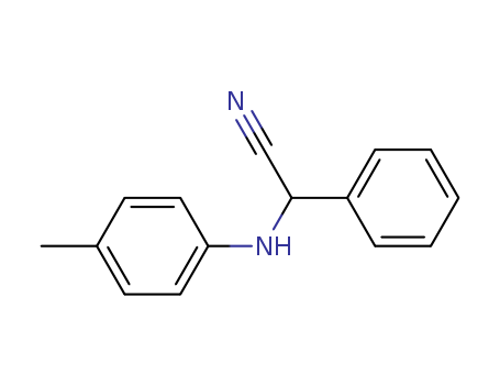 Benzeneacetonitrile, a-[(4-methylphenyl)amino]- cas  15190-06-4