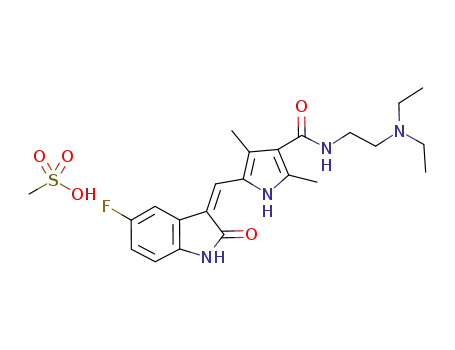 Molecular Structure of 1275588-72-1 (sunitinib methanesulfonic acid)