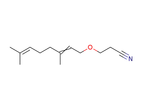 3-((3,7-Dimethyl-2,6-octadienyl)oxy)propiononitrile