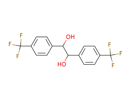Molecular Structure of 199166-26-2 ((±)-1,2-bis(4-(trifluoromethyl)phenyl)ethane-1,2-diol)