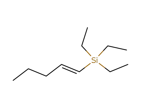 Molecular Structure of 68928-07-4 (Silane, triethyl-1-pentenyl-, (E)-)