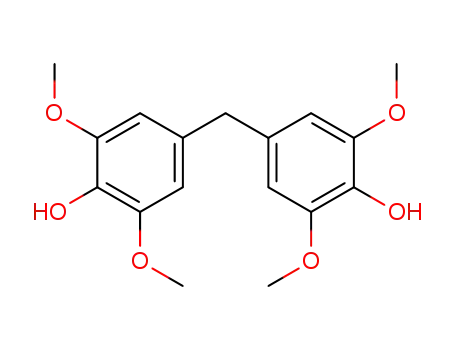 Molecular Structure of 15640-40-1 (4,4'-Methylenebis(2,6-dimethoxyphenol))