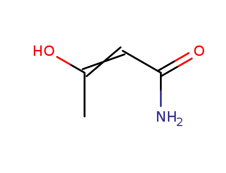 Molecular Structure of 120166-77-0 (3-hydroxy 2-buteneamide)