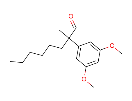 Molecular Structure of 61133-09-3 (2'-(3,5-dimethoxyphenyl)-2'-methyloctanal)
