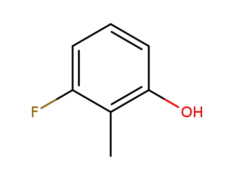 Molecular Structure of 443-87-8 (3-Fluoro-2-methylphenol)
