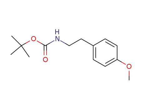 Molecular Structure of 121778-75-4 (N-(tert-butoxycarbonyl)-2-(4-methoxyphenyl)-ethylamine)