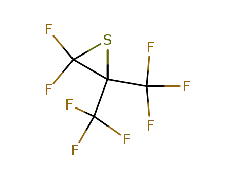Molecular Structure of 2261-43-0 (Thiirane, 2,2-difluoro-3,3-bis(trifluoromethyl)-)