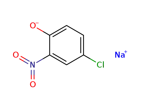 Molecular Structure of 52106-89-5 (sodium 4-chloro-2-nitrophenolate)