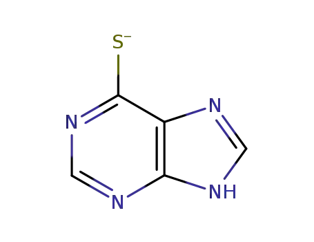 Molecular Structure of 33426-51-6 (6-Thiopurin Anion)
