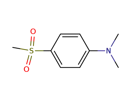 Molecular Structure of 33599-22-3 ((4-methanesulfonylphenyl)-N,N-dimethyl-amine)