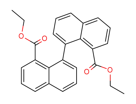 Molecular Structure of 861599-70-4 ([1,1']binaphthyl-8,8'-dicarboxylic acid diethyl ester)