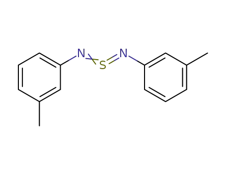 Molecular Structure of 19349-01-0 (<i>N</i>,<i>N</i>'-di-<i>m</i>-tolyl-sulfur diimide)