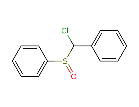 Molecular Structure of 21128-89-2 (α-Chlorobenzyl phenyl sulfoxide)