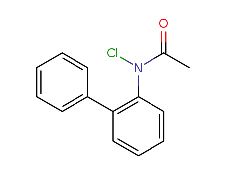 Molecular Structure of 860572-11-8 (<i>N</i>-biphenyl-2-yl-<i>N</i>-chloro-acetamide)
