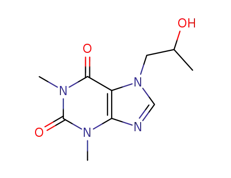 Molecular Structure of 86540-96-7 ((R)-Proxyphylline)