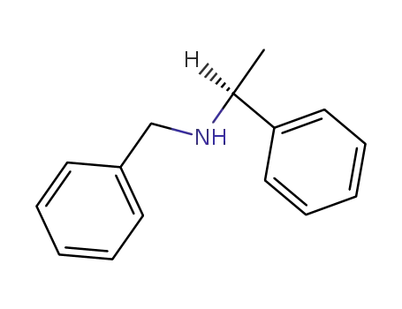 Molecular Structure of 17480-69-2 ((S)-(-)-N-Benzyl-1-phenylethylamine)