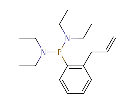 Molecular Structure of 107531-54-4 ((2-allylphenyl)bis(diethylamino)phosphine)