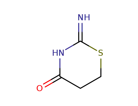Molecular Structure of 24676-14-0 (2-amino-5,6-dihydro-4H-1,3-thiazin-4-one)