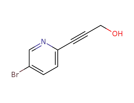 Molecular Structure of 111770-82-2 (2-Propyn-1-ol, 3-(5-bromo-2-pyridinyl)-)