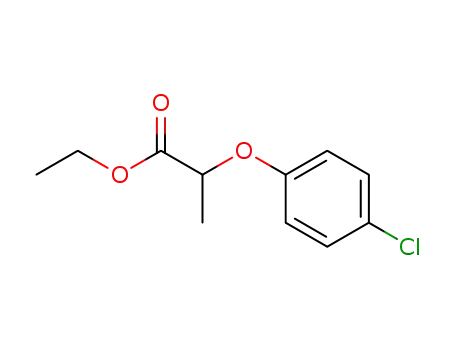 Molecular Structure of 18671-89-1 (ethyl 2-(4-chlorophenoxy)propanoate)