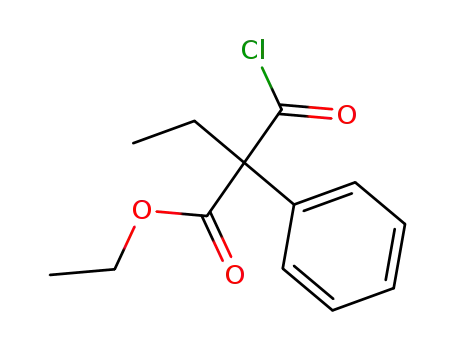 2-chlorocarbonyl-2-phenyl-butyric acid ethyl ester