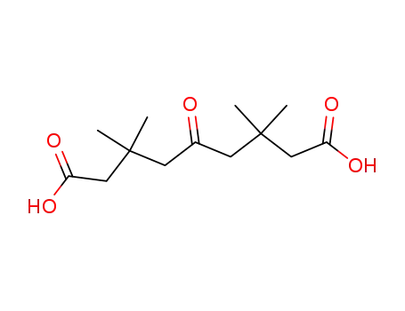 Molecular Structure of 101171-41-9 (3,3,7,7-tetramethyl-5-oxo-nonanedioic acid)