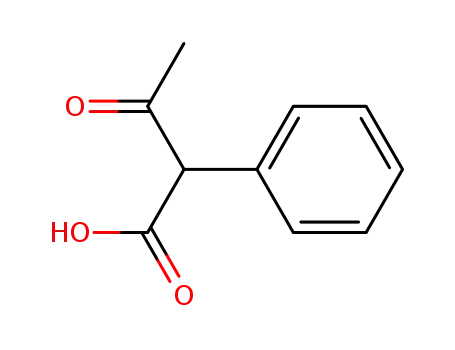 Molecular Structure of 4433-88-9 (3-Oxo-2-phenylbutanoic acid)