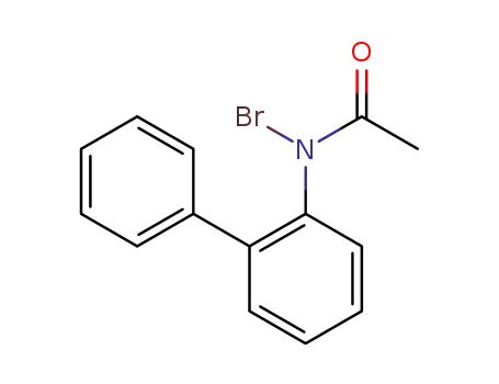 Molecular Structure of 106736-41-8 (<i>N</i>-biphenyl-2-yl-<i>N</i>-bromo-acetamide)