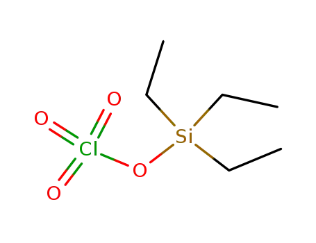 Molecular Structure of 18244-91-2 (Perchloric acid, triethylsilyl ester)