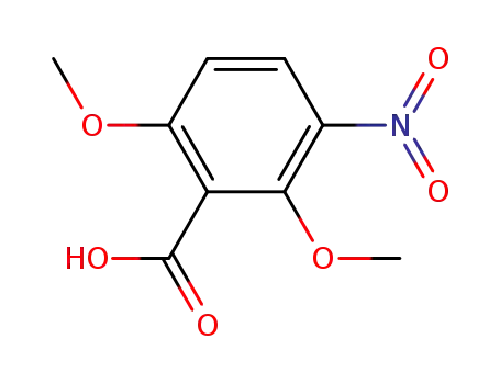 Molecular Structure of 55776-17-5 (2,6-DIMETHOXY-3-NITROBENZOIC ACID)