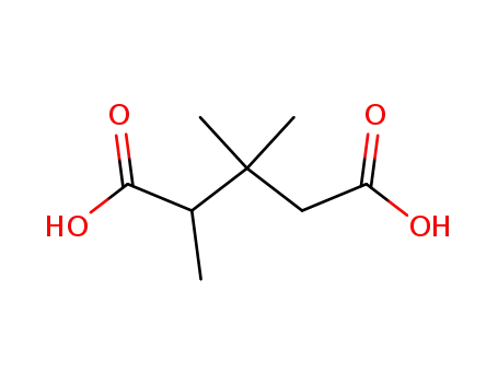 Molecular Structure of 30168-03-7 (2,3,3-trimethyl-glutaric acid)