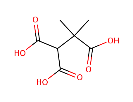 Molecular Structure of 408535-92-2 (2-methyl-propane-1,1,2-tricarboxylic acid)