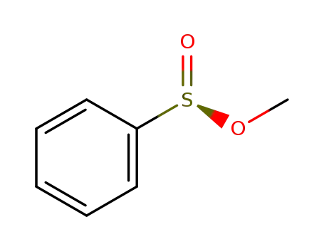 Molecular Structure of 112425-42-0 (Benzenesulfinic acid, methyl ester, (S)-)
