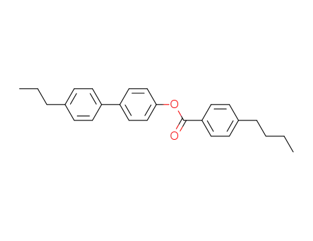 Molecular Structure of 59748-32-2 (4'-propyl[1,1'-biphenyl]-4-yl 4-butylbenzoate)