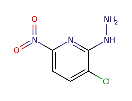 Molecular Structure of 99848-04-1 ((3-chloro-6-nitro-[2]pyridyl)-hydrazine)