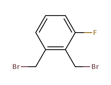 Molecular Structure of 62590-16-3 (1,2-bis(bromomethyl)-3-fluorobenzene)