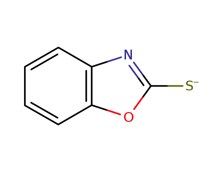 Molecular Structure of 75593-45-2 (Benzooxazole-2-thiol anion)