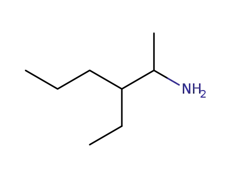 Molecular Structure of 73154-05-9 (2-Ethyl-1-methyl-pentylamine)