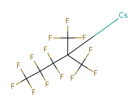 perfluoro-2-methylpentan-2-ylcaesium
