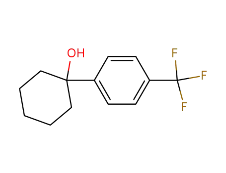 Molecular Structure of 29480-13-5 (1-(4-(trifluoromethyl)phenyl)cyclohexanol)