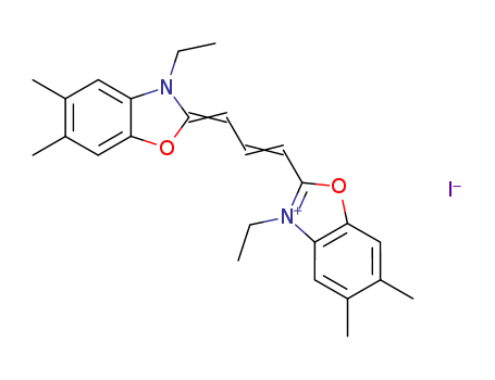 Benzoxazolium,3-ethyl-2-[3-(3-ethyl-5,6-dimethyl-2(3H)-benzoxazolylidene)-1-propen-1-yl]-5,6-dimethyl-,iodide (1:1)