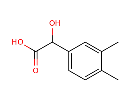 Molecular Structure of 5766-03-0 (3,4-dimethyl-mandelic acid)