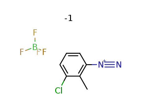 Benzenediazonium, 3-chloro-2-methyl-, tetrafluoroborate(1-)